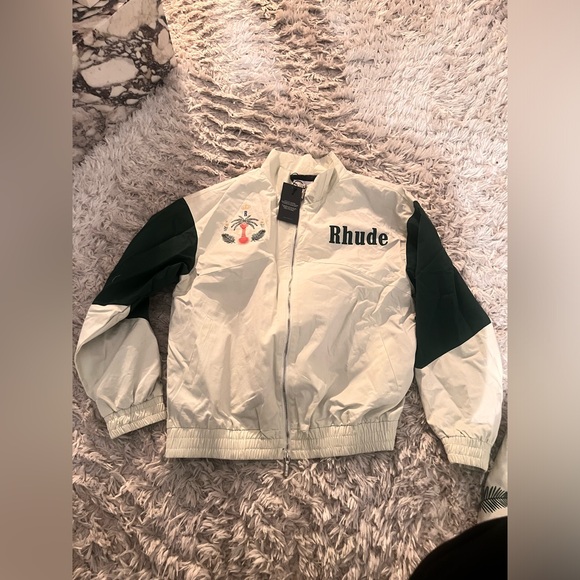 NEW W TAGS Rhude Tracksuit 2 Piece Zip Up Sweatsuits Sweatpants Hoodie Suit Set - Picture 2 of 6